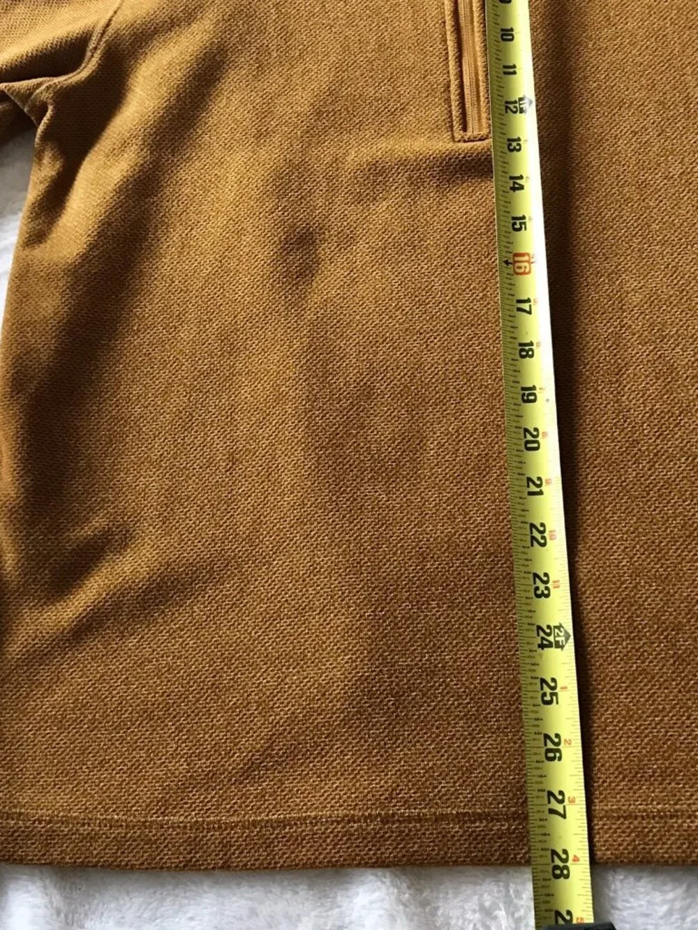 The North Face Sweater Brown Pullover 1/4‎ Zip Shirt Fleece Thin Mens Large
